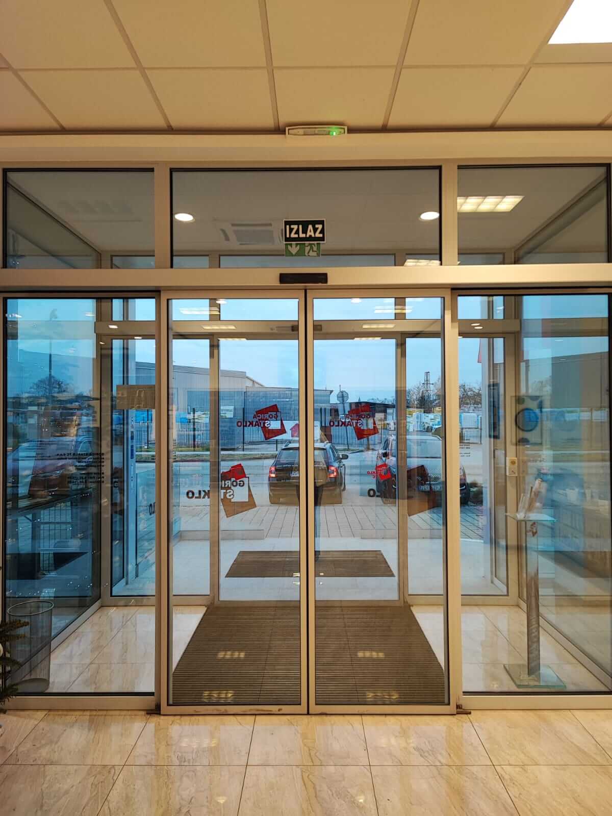 Automatska vrata - Gorica Staklo Automatska vrata